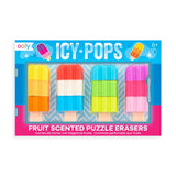 Ooly Icy Pops Scented Erasers Set of 4