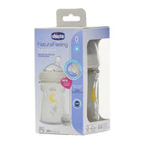Chicco Bottle Natural Feeling Glass 0m+رضّاعة زجاجية