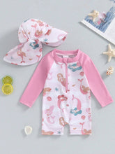 4Baby Girl Swimsuit Mermaid Pink ملابس سباحة