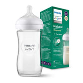 Philips Avent Natural Response Glass 1m+ 8oz/240mL رضاعة زجاج
