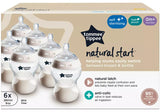 Tommee Tippee Natural Start Bottle 0m+ 6x260 ml