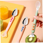 Happy Baby Food Scraper Puree Spoon ملعقة