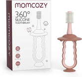 فرشاة أسنان Momcozy Baby المصنوعة من السيليكون، 360 درجة