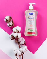 Chicco Baby Moments Head to Toe Micellar Bath Sensitive 500ml رغوة الاستحمام