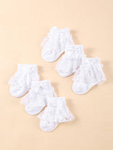 4Baby White Girl Socks جوارب