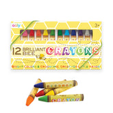 Ooly Brilliant Bee Crayons Box of 12