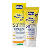 Chicco Baby Moments Sun 50+ Mineral Sun Cream 0m+