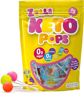 Zollipops Zero Sugar Keto Pops 5.2 oz 147 gm Approx. 21-23 pops