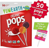 Yum Earth Organic Lollipop, Assorted Flavors, 50 Pops