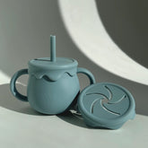 4baby Silicone Baby Sip & Snack Cup w/ Design كوب سيليكون للأطفال للشرب والوجبات الخفيفة