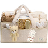 Diaper Caddy with Teddy Bear Chain