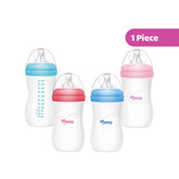 Momeasy Wide Neck Glass Feeding Bottle 240ml/8oz 3m+