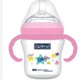 Optimal Mamilla Teat Double Anti - Colic System w/ Handle 210ml / 7oz 6m+