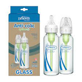 Dr Brown's Anti Colic Narrow Glass Bottle 2x مراضع زجاج