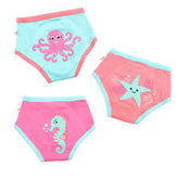 Zoocchini 3Pcs Organic Potty Training Pants Set 2-3Yrs سروال تدريب