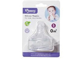 Momeasy Silicone Nipples For Wide Neck Bottles 2pcs