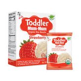 Hot Kid, Toddler Mum-mum Organic Rice Biscuits 12m+, 12 Packs, 2 Biscuits Each