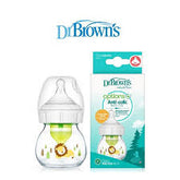 Dr Brown's Anti Colic Glass Wide-Neck Lion 60 ml رضاعة زجاج