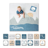 Lulujo Baby's First Year Blanket & Cards Set