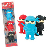 Ooly Ninja Erasers Set of 3