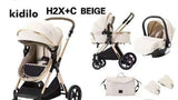 Kidilo H2X+C Stroller & Carseat 3IN1