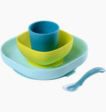 Beaba Meal Silicone Set with Suction Pad 4m+