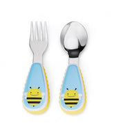 Skip Hop Zootensil Fork & Spoon مجموعة الطعام