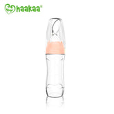 Haakaa Silicone Baby Food Dispensing Spoon أداة إطعام