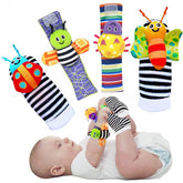 4Baby Hand, Wrist And Baby Socks Toys ألعاب اليد والمعصم وجوارب الأطفال