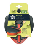 Tommee Tippee Easyscoop Bowls w/ Travel Lid 2x 6m+ صحن