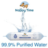 Nappy Time Wet Wipes 60's
