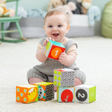 Infantino Colors & Numbers Bath Blocks مكعبات ملونة
