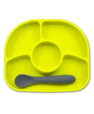 Bbluv Yumi Anti- Spill Silicone Plate & Spoon Set