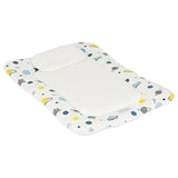 White & Gray Baby Mattress w/ Bamboo Paddings فرش