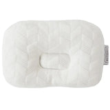 White & Gray Bamboo Cushioned Baby Pillow
