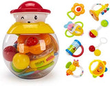 4B Infant Rattle Teething Baby Toys 8pcs Set 6508