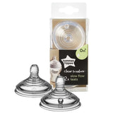 Tommee Tippee CTN Slow Flow Teat Nipple 0+ حلمة