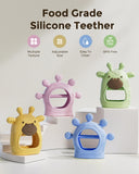 Momcozy Adjustable Silicone Hand Teether 0m+