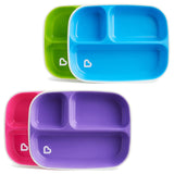 Munchkin Splash 2 Divided Plates Non-Slip Base 6+ اطباق مقسمة