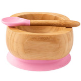 Eco Rascals Bamboo Suction Bowl & Spoon Set