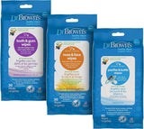 Dr Brown's Healthy Wipes 0m+ مناديل