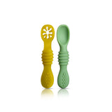 LuvLap Silicone Training & Weaning Spoon Set 6m+