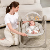 Mastela Automatic Deluxe Portable Swing ارجوحة كهربائية