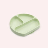 4baby Silicone 3 Section Plate w/ Lid طبق سيليكون