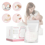 4Baby Breast Milk Storage Bags 60pcs ,250ml 8oz 0+m