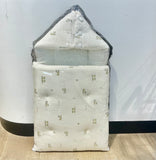 White & Grey Baby Sleeping Bag