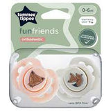 Tommee Tippee Fun Friends Orthodontic 0-6mلهاية