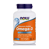 Now Solution Omega-3 Fish Oil 100 Softgels