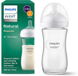 Philips Avent Natural Response Glass 3-6m 8oz/240mL رضاعة زجاج