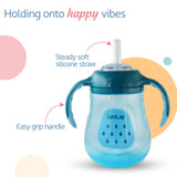LuvLap Sippy Straw Bottle 280ml